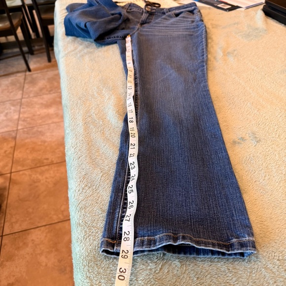 Maurices Women's Boot Cut Jeans — Dark Blue Wash 8 short - Picture 8 of 10